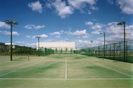 テニスコートの画像