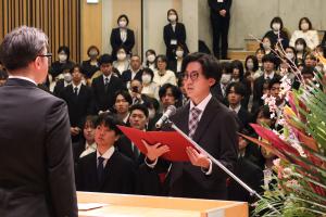 公益学部代表遠藤俊さん