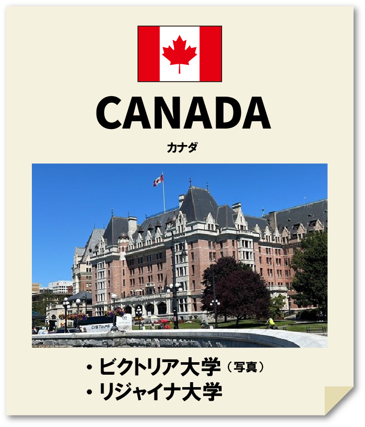 カナダ提携大学
