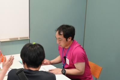 個別相談(職員)の様子